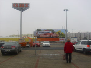Venkovní reklama Ústí nad Labem