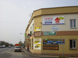 Venkovní reklama Ústí nad Labem