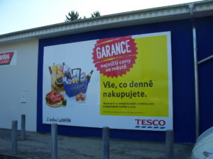 Venkovní reklama Lovosice